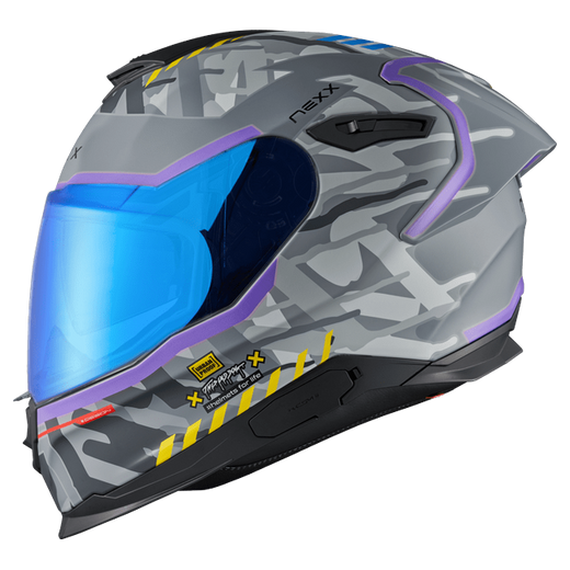 Nexx Y.100R Urbangram Nardo Grey Full-Face Helmet
