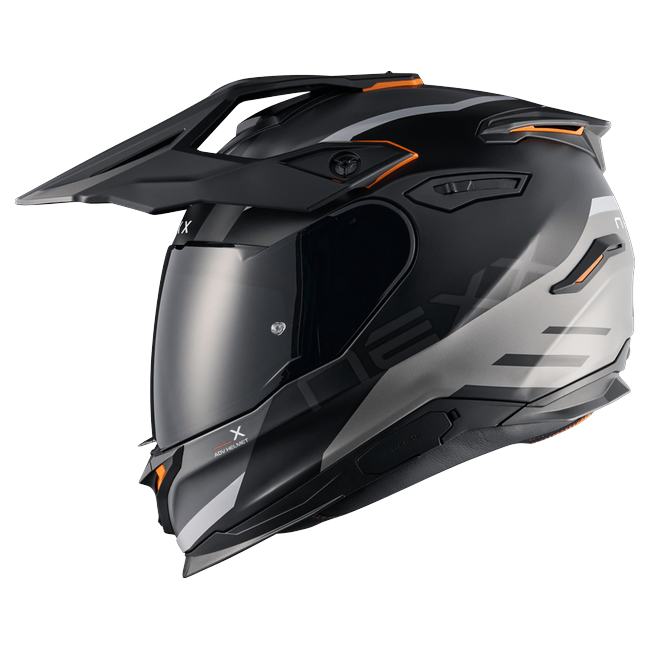 Nexx Y.TRAVL Quest Black Grey MT Adventure Helmet – side view