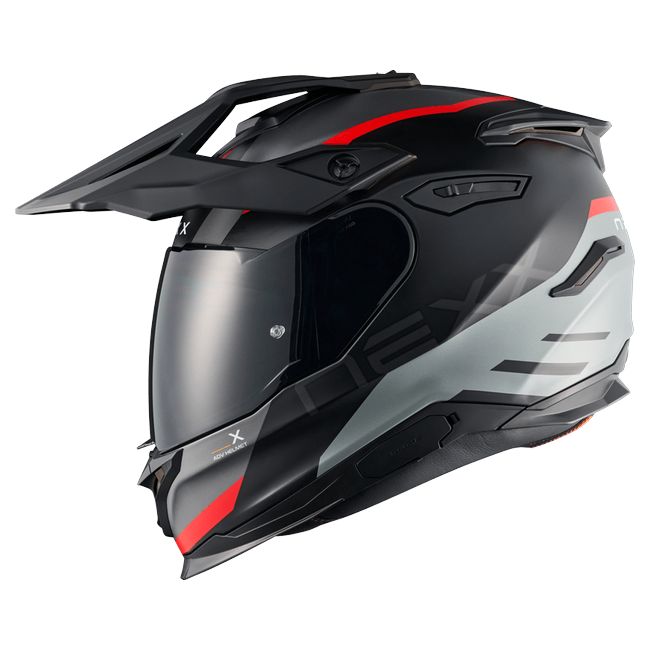 Nexx Y.TRAVL Quest Black Red MT Adventure Helmet – side view