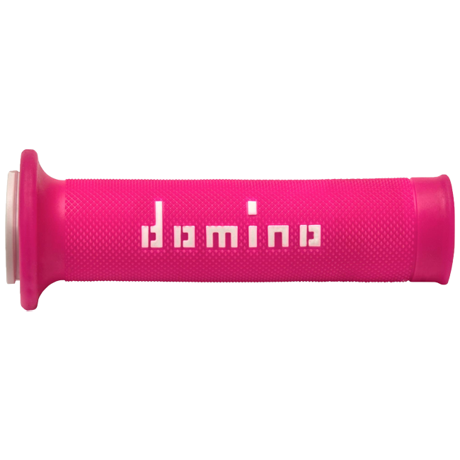 Domino A010 Racing Grips in multiple colour options for 22 mm and 25.4 mm handlebars