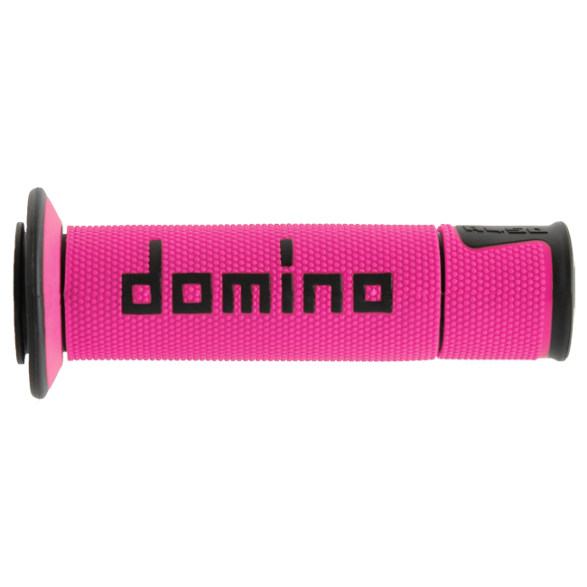 Domino A450 Racing Grips dual-compound TPR handlebar grips in multiple colour options