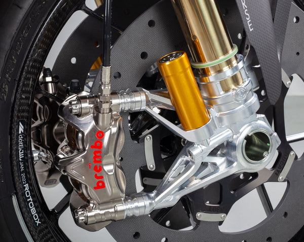 Motocorse GP Style CNC fork leg set 108 mm for Ducati Panigale V4
