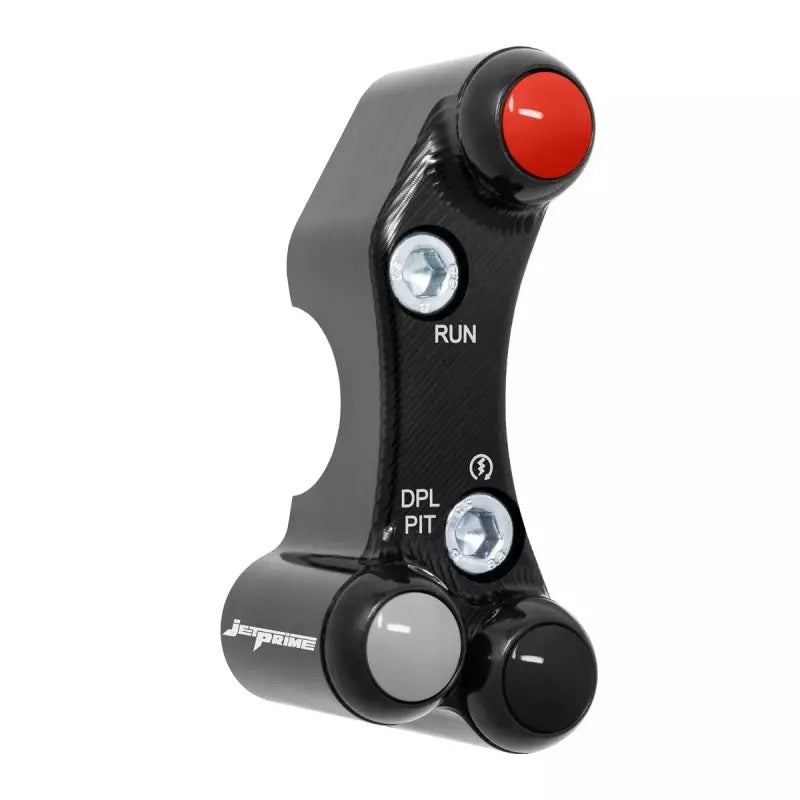 JetPrime race right handlebar switch JP PLDR 056 for Ducati Panigale V4/S 2025-2026 anodised aluminium