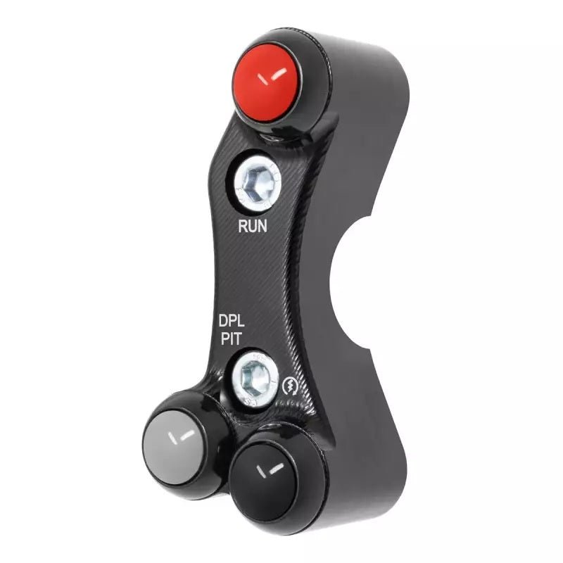 JetPrime race right handlebar switch JP PLDR 056 for Ducati Panigale V4/S 2025-2026 anodised aluminium
