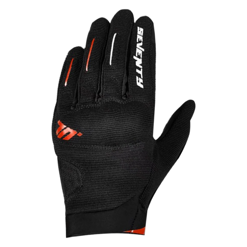 Seventy Degrees Asphalt Urban Summer Gloves – Men – Black / Red
