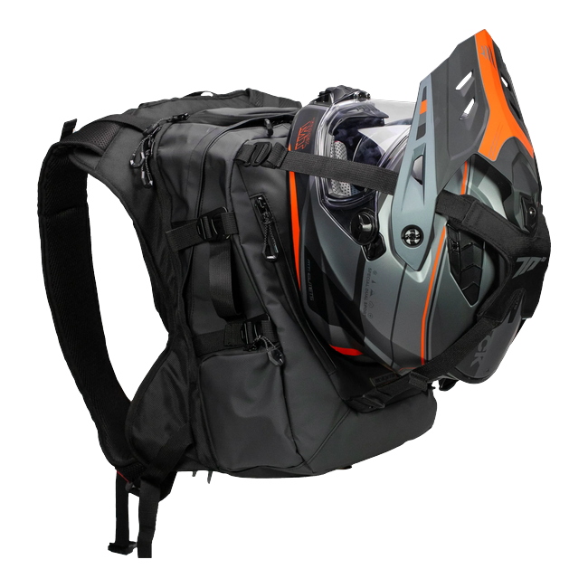 seventy degrees nomad 21l adventure motorcycle backpack black