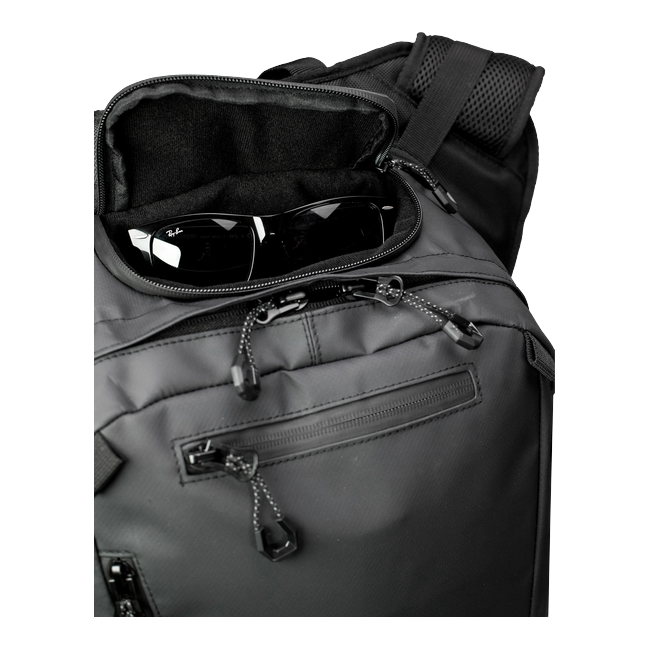 seventy degrees nomad 21l adventure motorcycle backpack black