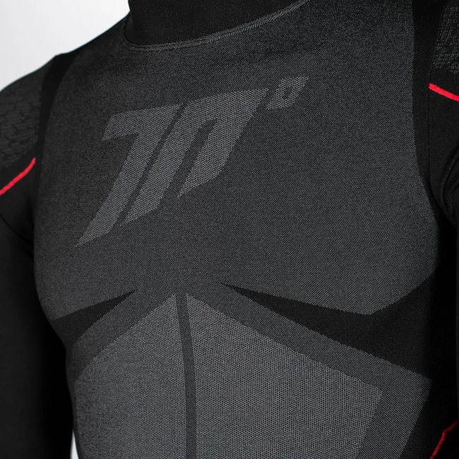 seventy degrees sd ct1 seamless carbon thermal ls base layer black grey