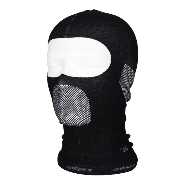 seventy degrees sd ct2 seamless carbon balaclava black