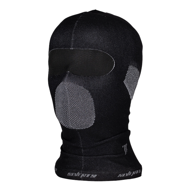 seventy degrees sd ct2 seamless carbon balaclava black