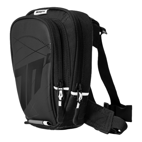 seventy degrees sd tl1 compact waterproof leg bag black white