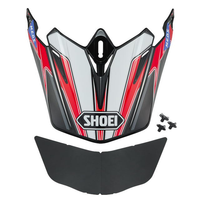 Shoei Peak Sparkle TC-1 – genuine Shoei helmet peak, product view