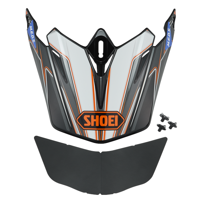 Shoei Peak Sparkle TC-8 – genuine Shoei helmet peak, product view