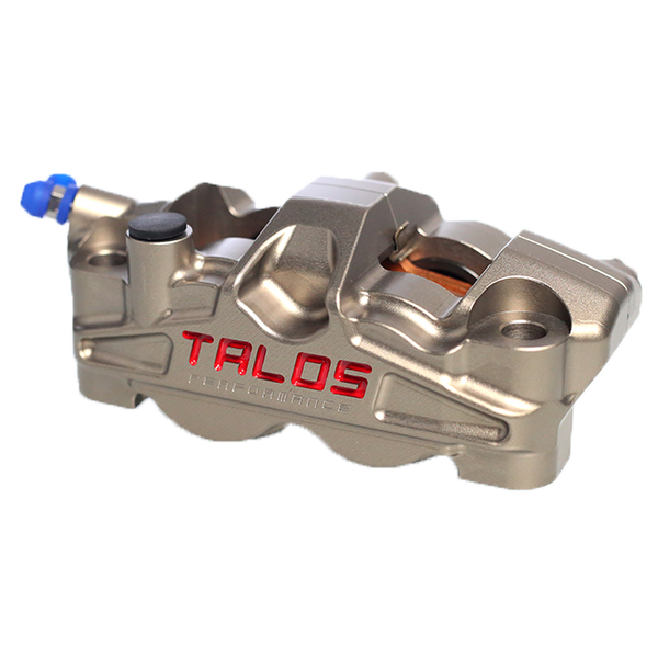 Talos X50 two-piece 4-piston 108mm front right brake caliper hard-anodised