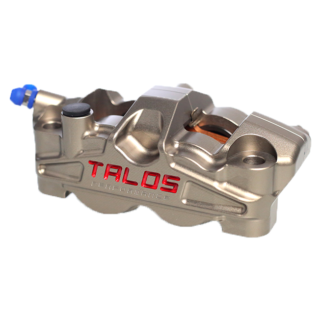 Talos X50 two-piece 4-piston 108mm front right brake caliper hard-anodised