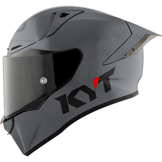 KYT R1R Racing Helmet Plain Grey Y6R100W1