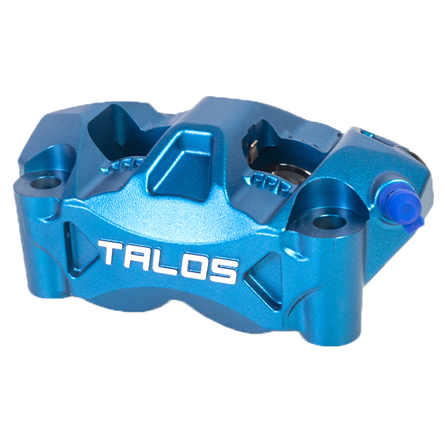 Talos C52 cast monoblock P4 32/32 brake caliper front right 100 mm blue anodised