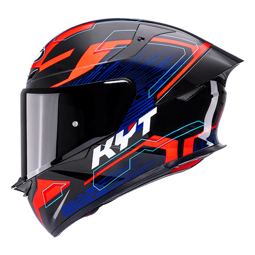 KYT TT-Revo Speeding Full-Face Helmet Black / Red / Blue Y6TR0053