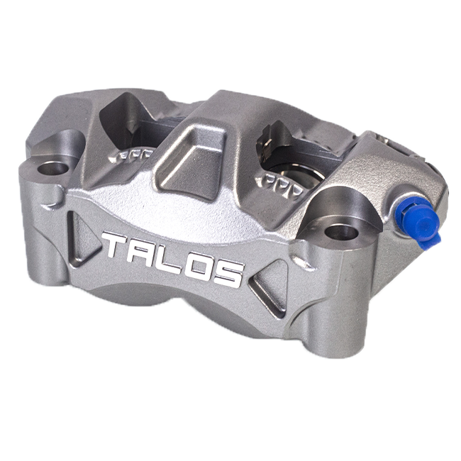 Talos C52 cast monoblock P4 32/32 front left brake caliper 100mm titanium anodised