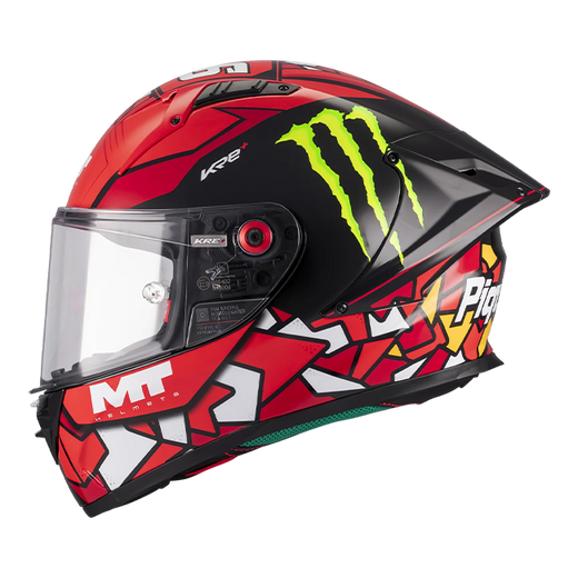 MT-Helmets KRE+ S Angel Piqueras Replica 2025 – A5 Glow Comprehensive Full-Face Helmet