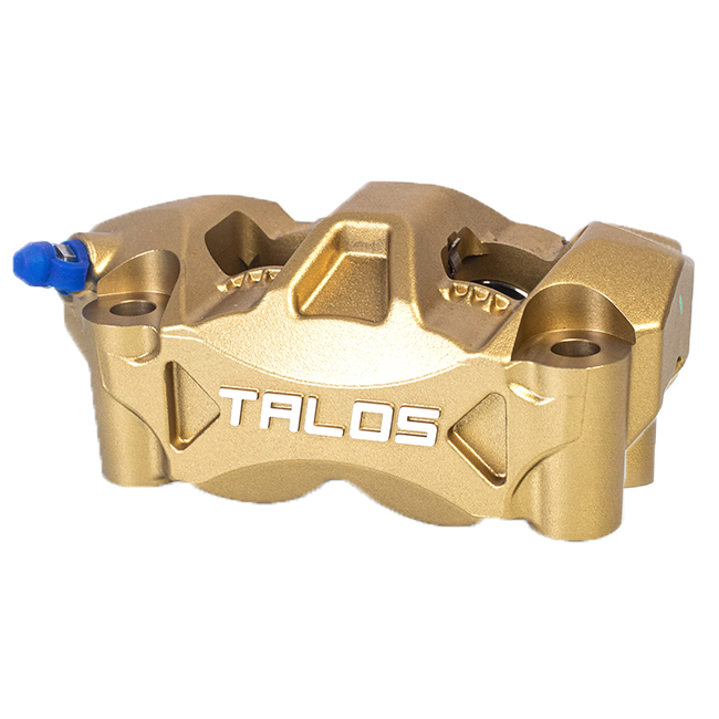 Talos C52 cast monoblock P4 32/32 brake caliper front right 100mm gold anodised