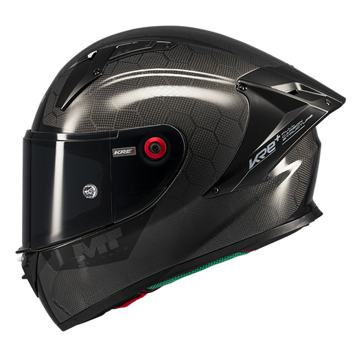 MT-Helmets KRE+ S Pure Carbon Glossy Helmet – Carbon Glossy A1