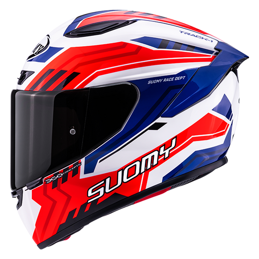 Suomy Track-1 Helmet Framework White/Red/Blue K6T10023