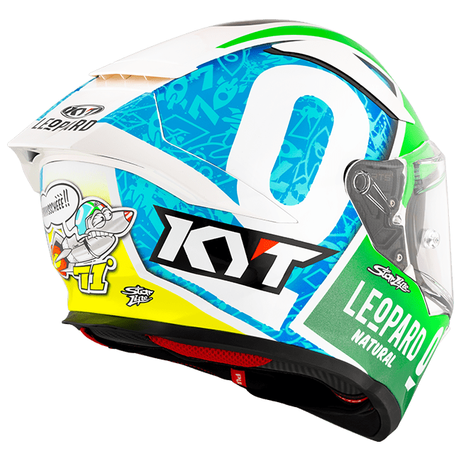 KYT R2R full-face helmet Max Version Dennis Foggia Replica Misano 2021 livery