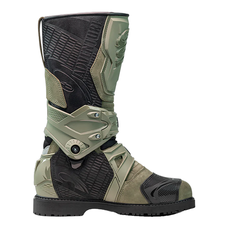 Sidi Adventure 2 Gore-Tex Motorcycle Boots Military 199, three-quarter view