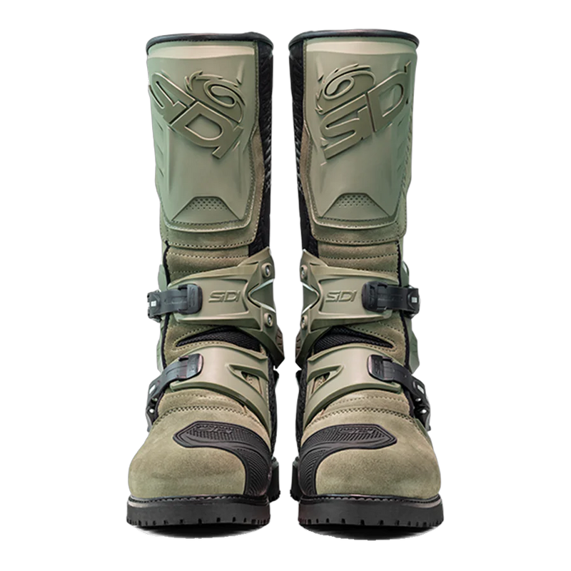 Sidi Adventure 2 Gore-Tex Motorcycle Boots Military 199, front view