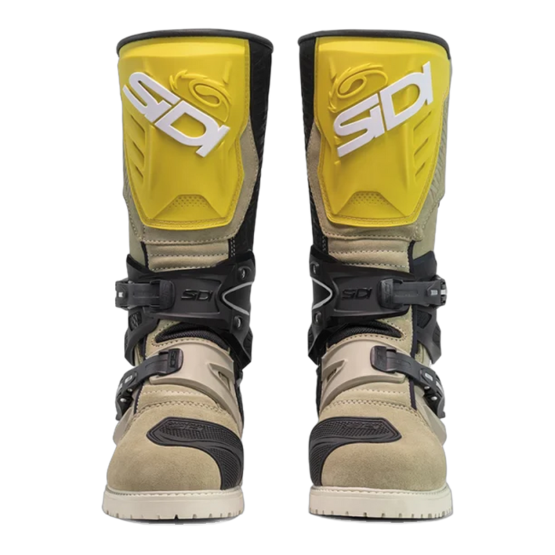 Sidi Adventure 2 Gore-Tex Motorcycle Boots Sand/Ochre 802, front view
