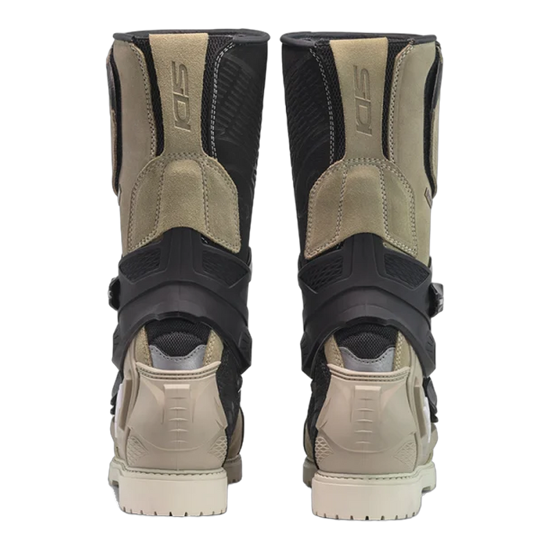 Sidi Adventure 2 Gore-Tex Motorcycle Boots Sand/Ochre 802, rear view