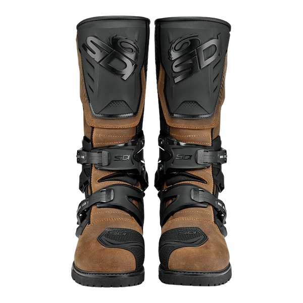 Sidi Adventure 2 Gore-Tex Motorcycle Boots Tobacco 245, front view