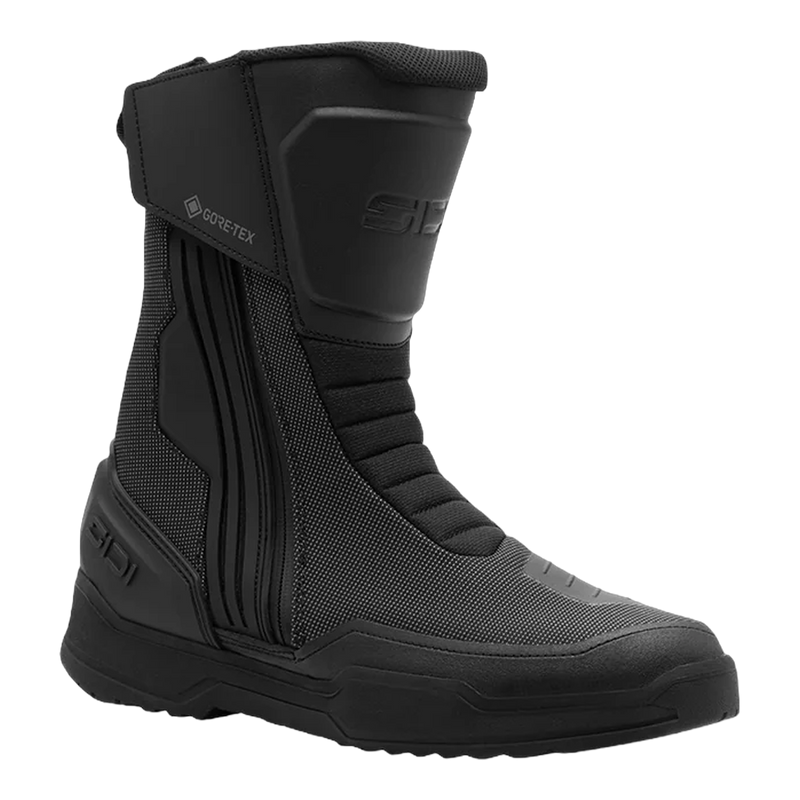 Sidi Aria 2 GTX Motorcycle Boots Black 102, three-quarter view