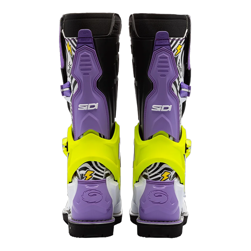 Sidi Crossair HD Motorcycle Boots BB002 Purple 371, rear view