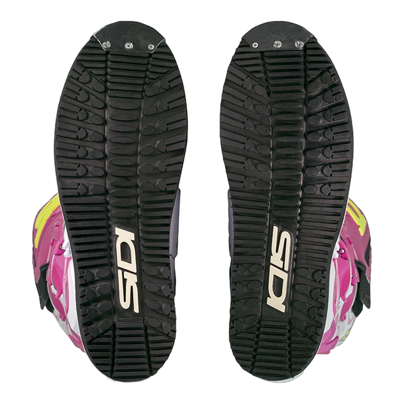 Sidi Crossair HD Motorcycle Boots White/Pink 057, sole detail