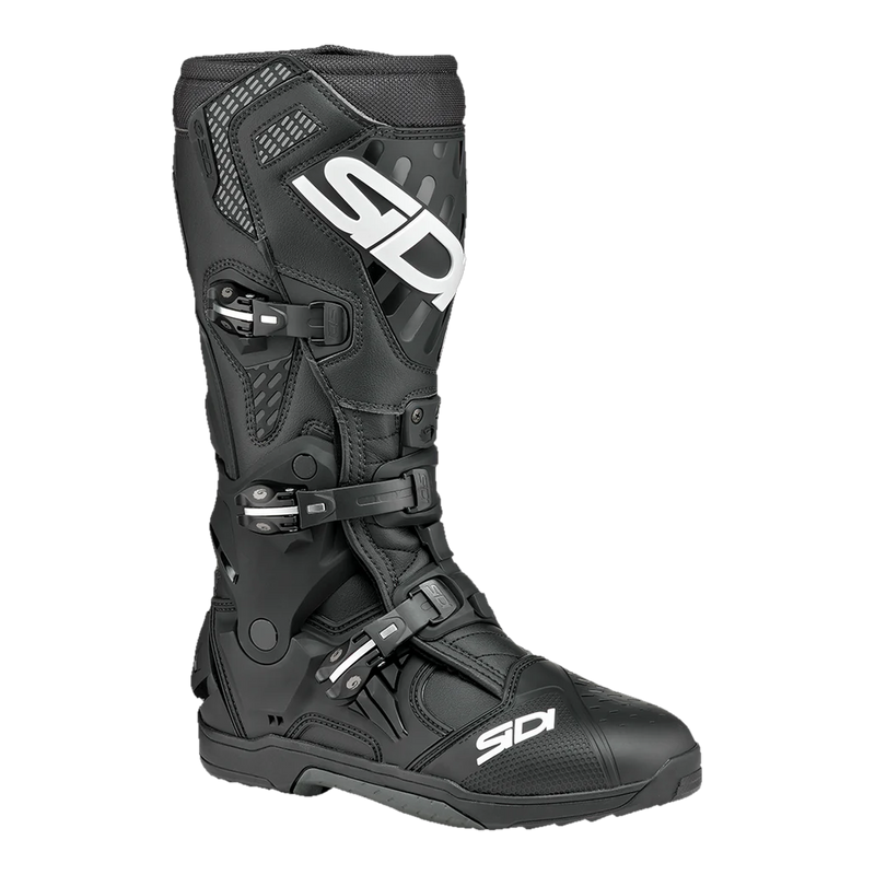 Sidi Crossair Motorcycle Boots Black 102, three-quarter view