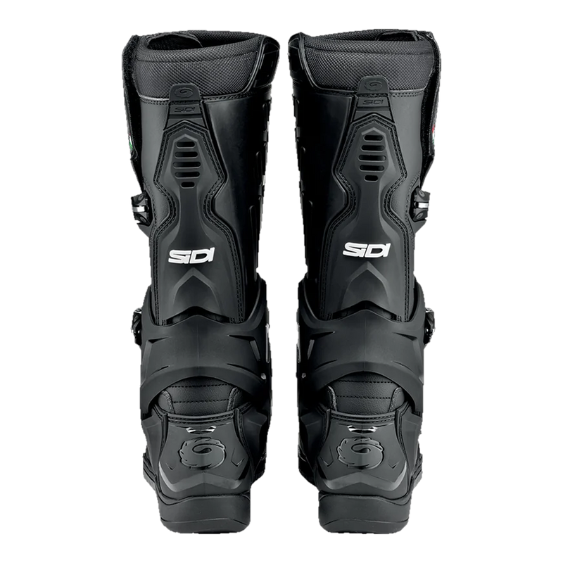 Sidi Crossair Motorcycle Boots Black 102, rear view
