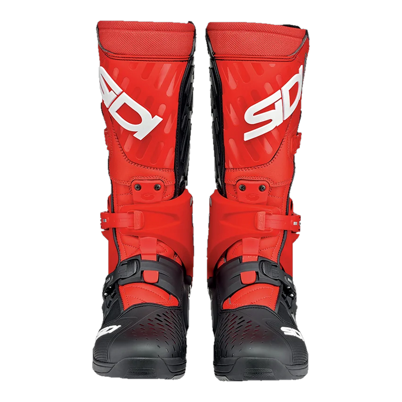 Sidi Crossair Motorcycle Boots Red/Black 105, front view