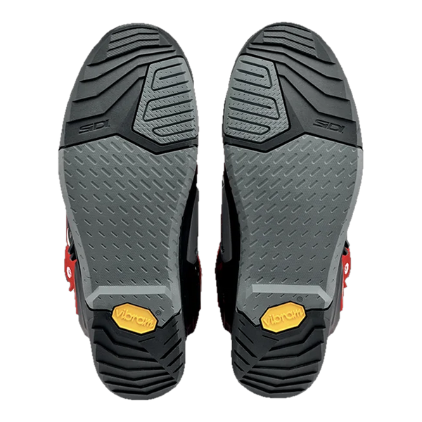 Sidi Crossair Motorcycle Boots Red/Black 105, sole detail