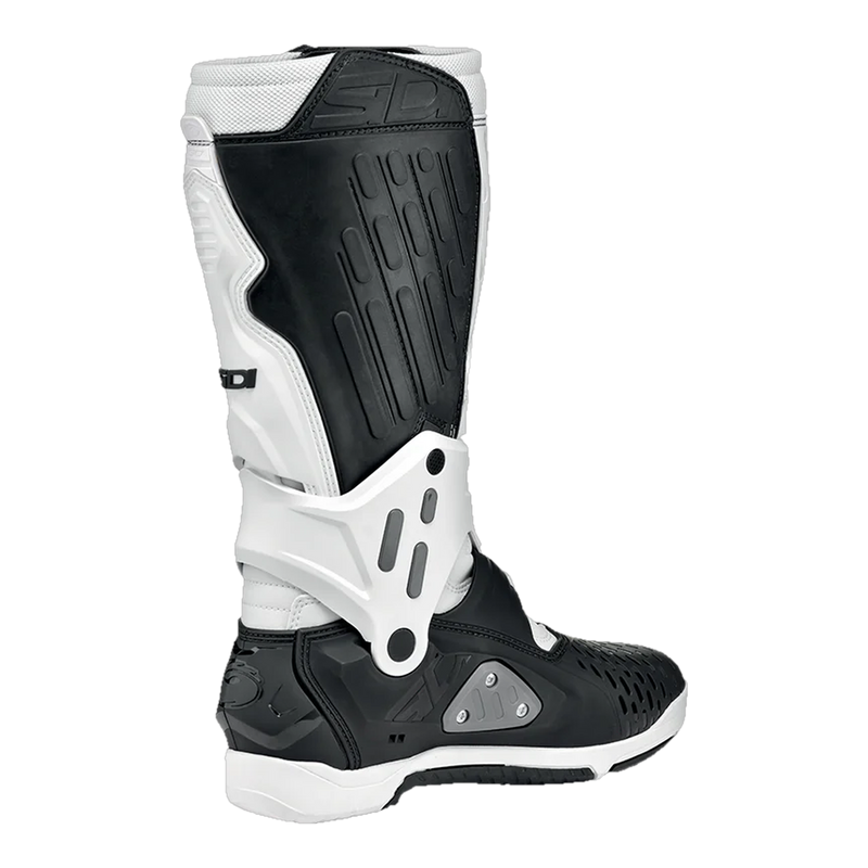 Sidi Crossair Motorcycle Boots White/Black 104, side profile
