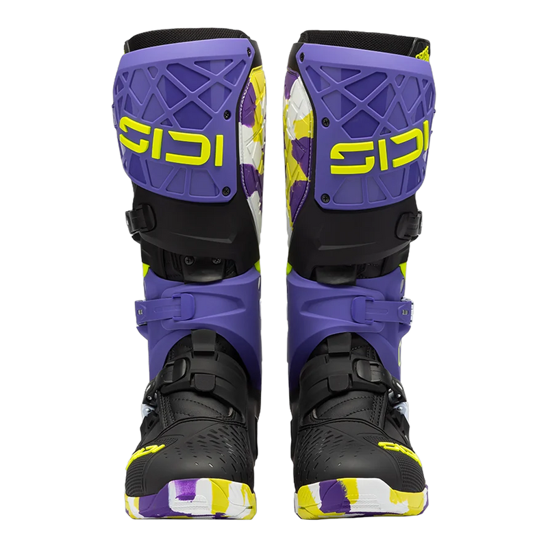 Sidi Crossair X motorcycle boots Black/Violet, front view