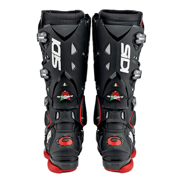 Sidi Crossfire 2 SM Motorcycle Boots Black 102, rear view