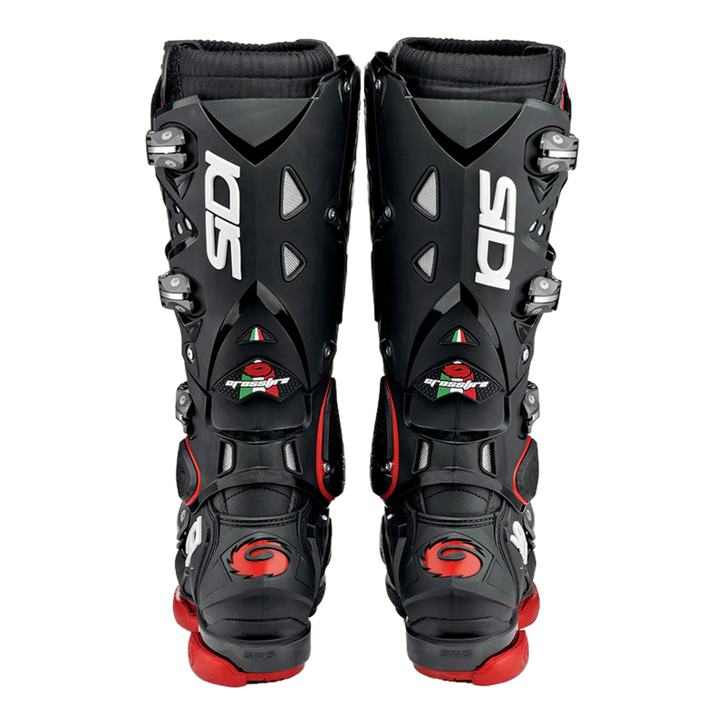 Sidi Crossfire 2 SM Motorcycle Boots Black 102, rear view
