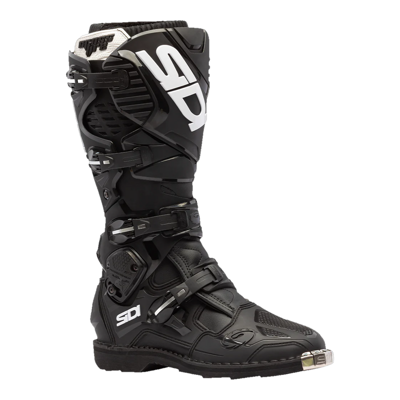 Sidi Crossfire 3 motorcycle boots Black, three-quarter view