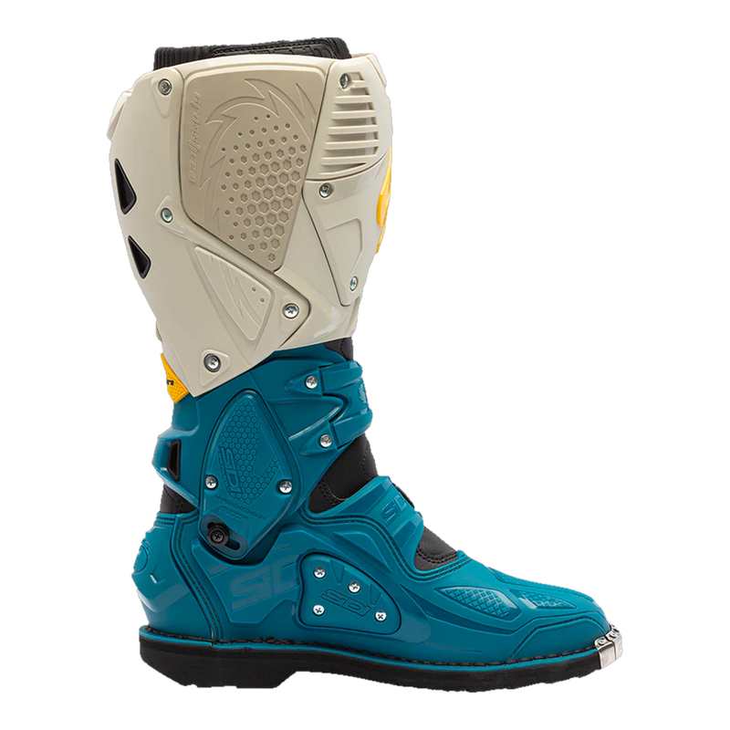 Sidi Crossfire 3 motorcycle boots Sand/Legion Blue, side profile