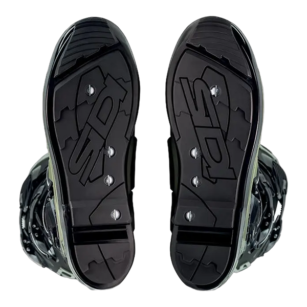 Sidi Crossfire 3 SRS motorcycle boots Army/Black, sole detail
