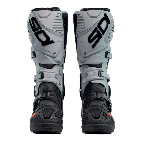 Sidi Crossfire 3 SRS motorcycle boots Black/Ash, front view