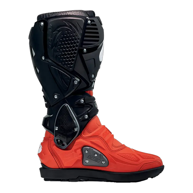Sidi Crossfire 3 SRS motorcycle boots Red/Black, side profile