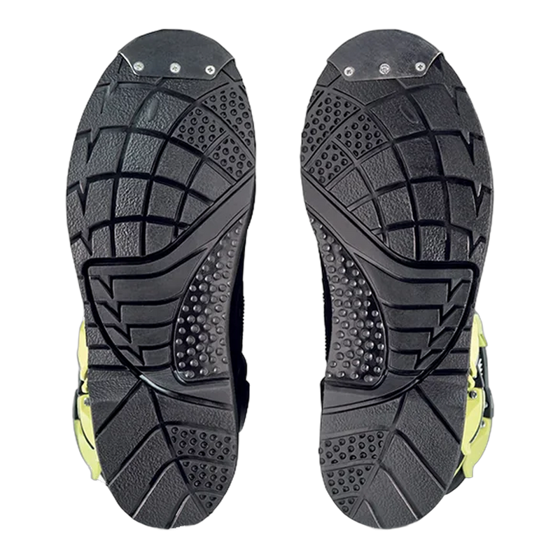Sidi Flame Kids' Motorcycle Boots Black/Lime 390, sole detail